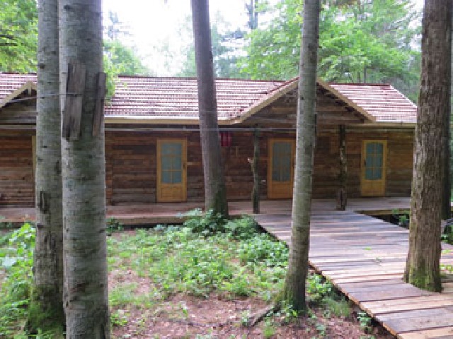 森林木屋二人间外观